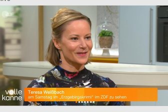 Erzgebirgskrimi: Neue Frisur der Försterin wirft Fragen auf - Teresa Weißbach, eine Hauptdarstellerin aus den Erzgebirgskrimis, war am Mittwochmorgen in der ZDF-Sendung „Volle Kanne“ zu Gast.