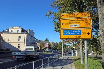 „Es wäre fatal“: Stadtrat fordert ein Bekenntnis zur Ortsumgehung Freiberg - In Freiberg kreuzen sich zwei Bundesstraßen. Eine Ortsumgehung könnte Entlastung schaffen.