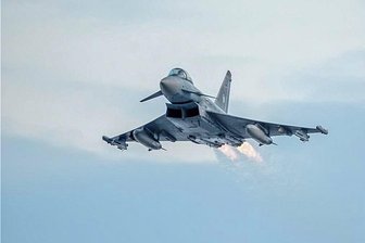 Eurofighter donnert lautstark übers Erzgebirge - Das Symbolfoto zeigt einen Eurofighter des Taktischen Luftwaffengeschwaders 74 der deutsche Luftwaffe kurz nach dem Start. 