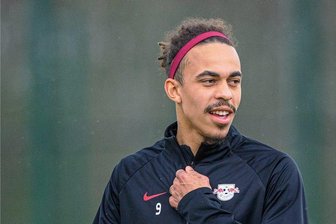 Europa-League-Viertelfinale in Bergamo: RB will endlich die Vitrine füllen - Leicht verschnupft, aber tatendurstig: RB-Stürmer Yussuf Poulsen.
