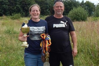 Ewige Zweite mausert sich zur Meisterin - Die Deutsche Judomeisterin von 2012, Sabine Goller, sprüht vor Lebensfreude. Mit ihrem Plauener Trainer Jürgen Georgi trifft sie sich nach wie vor regelmäßig.
