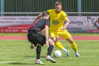 Ex-Marienberger geht künftig in der Fußball-Regionalliga auf Torejagd - Dynamisch, mit Zug zum Tor: So, wie Kevin Werner im Trikot des FSV Motor Marienberg agierte, will er nun beim VFC Plauen weitermachen.