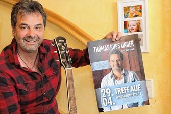 Ex-Randfichte schwärmt vom Sohn - Thomas "Rups" Unger präsentiert Ende April im Treff Aue seine neue CD.