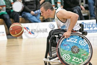 Ex-Zwickauer Rollstuhlbasketballer an Weltrekord beteiligt - Matt Sealy trug von 2012 bis 2015 das Zwickauer Trikot.