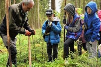 Expedition in den Wald -