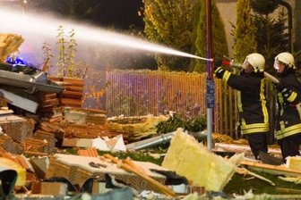 Explosion in Ehrenfriedersdorf - Vermeintlicher Traum in Trümmern - Es sind nur noch Trümmer von dem Wohnhaus in der Straße Am Steinbüschel in Ehrenfriedersdorf übrig.