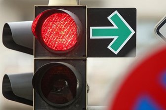 Extra-Ampel am Unfallschwerpunkt -