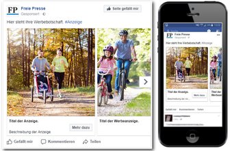 Facebook-Werbeformen -