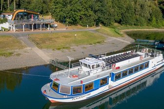 Fahrgastschiffe ab sofort wieder auf der Talsperre Pöhl unterwegs - 