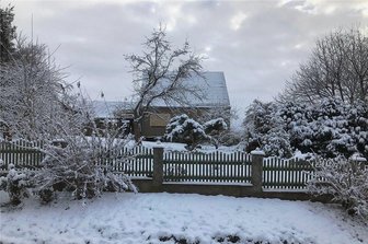 Türen und Fenster des Hauses sind gegen unbefugtes Betreten gesichert worden.