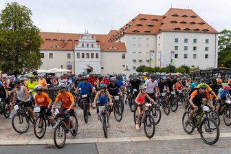 Fahrrad-Zickzack: Von Würfelglück und brennenden Waden: Freiberg sucht den Bergkönig - Der Startschuss zum 11. Freiberger Fahrrad Zickzack fiel am 17. August 2024.