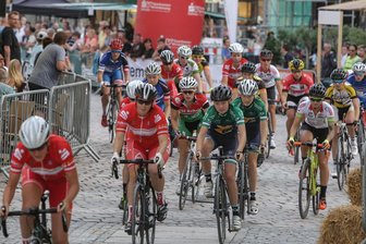 Fahrradaktion in der Chemnitzer City: Autofahrer müssen mit Einschränkungen rechnen - Mehr Radfahrer, hier ein Archivfoto eines Radrennens in der City, sollen in die Innenstadt gelockt werden.