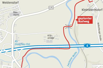 Fahrradbrücke zwischen Glauchau und Remse wird geplant - 