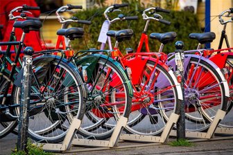 Fahrräder aus dem Chemnitzer Fundbüro: So funktioniert das Mitbieten - Neue Fahrräder gibt es bei der Versteigerung nicht – dafür aber eine Auswahl verschiedener Fahrradtypen.