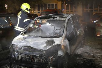 Fahrzeug in Chemnitz Markersdorf ausgebrannt -