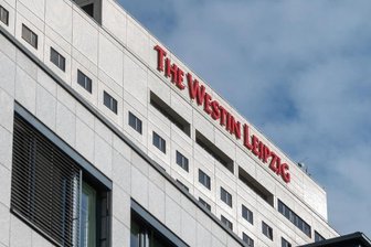 Bklick auf das Hotel Westin Leipzig.