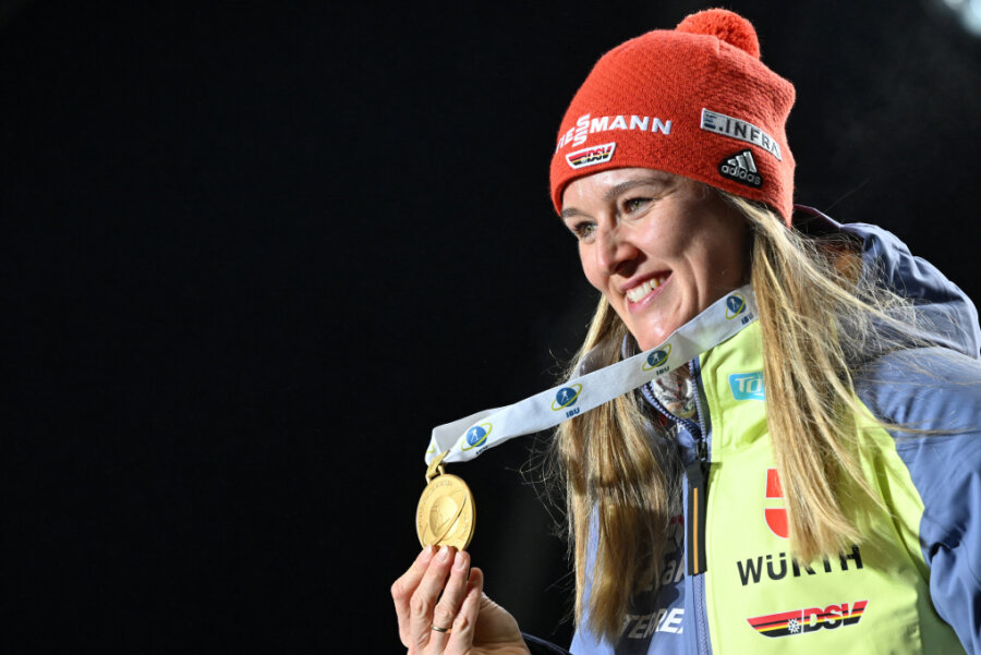Familie statt Biathlon: Erzgebirgerin Denise Herrmann-Wick gibt Karriereende bekannt - Die deutschen Biathletinnen verlieren ihre Medaillensammlerin. Denise Herrmann-Wick beendet ihre Karriere.