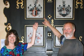 Wappenschrank im Netzschkauer Schloss