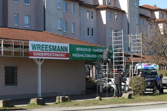 Familienunternehmen aus Ostfriesland eröffnet Filiale in Werdau - In der Wreesmann-Filiale am Werdauer Kranzberg wurde am Mittwoch noch gearbeitet.
