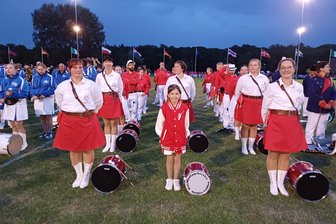 Fanfarenzug Crimmitschau erspielt Silber bei der WM - Der Fanfarenzug Crimmitschau bei der Weltmeisterschaft der Fanfaren- und Spielmannszüge im niedersächsischen Rastede.