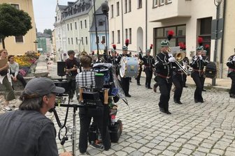 Fans kennen viele gute Drehorte für Erzgebirgskrimi - Mehrfach wurde in der Region für den Erzgebirgskrimi gedreht, hier in Schneeberg. 