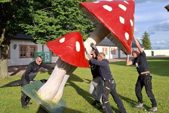 Fantasy-Spektakel auf Schloss Augustusburg: Annotopia steht vor dem Start - Der Schlosshof von Augustusburg wird am Wochenende zur magischen Erlebniswelt.