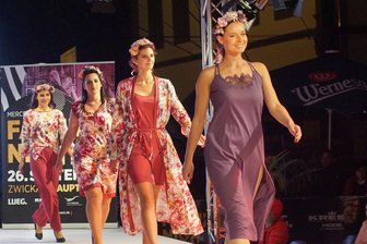 Fashion Night in Zwickau: Wie KI beim Modedesign hilft - Models präsentieren Designs von Einzelhändlern und Studenten auf der Fashion Night.