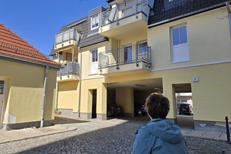 Fassadenschäden nach Balkonbrand in Werdau vollständig beseitigt - Der Handwerker-Service der Versicherung hat die Fassadenschäden beseitigt.