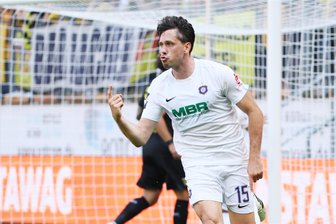 FC Erzgebirge Aue mit bestem Drittliga-Saisonstart der Vereinsgeschichte: „Besser geht es nicht“ - Marcel Bär hat bereits drei Tore auf dem Konto. Dennoch möchte er weiter hart an sich arbeiten.