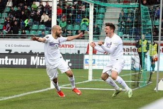 FC Erzgebirge Aue nach 1:0-Sieg in Münster Tabellendritter -