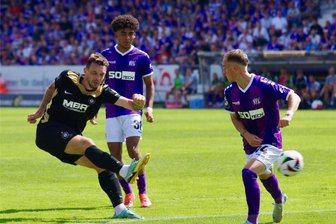 FC Erzgebirge Aue nach Topleistung: „Mit großer Souveränität und viel Herz“ - Boris Tashchy, Torschütze zum vorentscheidenden 2:0, war ein Aktivposten im Spiel der Veilchen gegen den VfL Osnabrück.