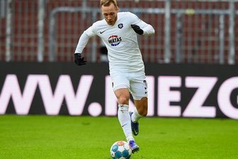 FCE-Spieler Ben Zolinski: "Druck und Anspannung sind groß" - Ben Zolinski war beim letzten Auftritt des FCE in Sandhausen ein entscheidender Faktor. Zwei Tore und eine Vorlage steuerte der heute 29-Jährige im Herbst 2020 zum 4:1-Sieg der Auer bei.