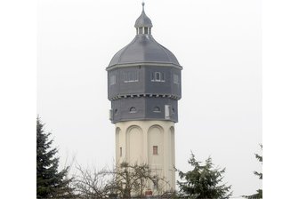 Feier mit Tradition: Wasserturmfest in Siebenlehn - Schon von weitem zu sehen: der Siebenlehner Wasserturm.