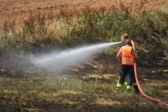 Feldbrand in Zschocken - 
