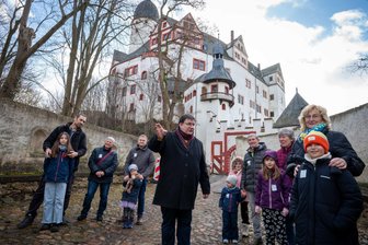 Ferienspaß auf Schloss Rochsburg: „Was macht Burgfräulein Elke in der Kälte?“ - Schloss Rochsburg.