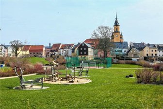 Ferientipp: Abkühlung in Oederan an heißen Sommertagen - Die Familien-und Erlebniswelt in Oederan hinter dem Altmarkt.