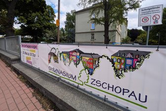 Fest der Begegnung: Gymnasium Zschopau erlebt eine Premiere - So bunt wie das Logo der Schule soll auch das Programm am Freitag werden.