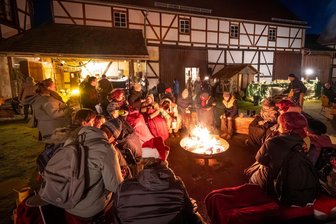 Festliche Stimmung an der Weihnachtsscheune Sörnzig - 