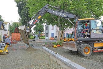 Festplatz in Fraureuth wird verschönert - 
