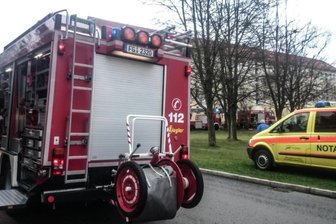 Feuer am Kögler-Ring in Freiberg -