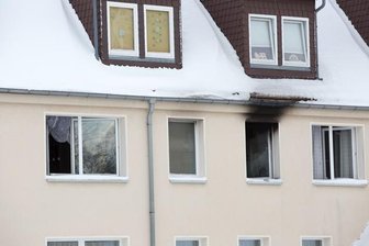 Feuer in Freiberg - vier Personen verletzt -