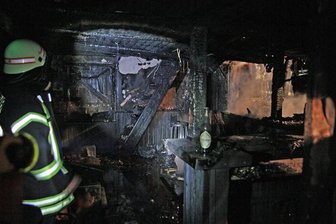 Feuer zerstört Jugendclub in Großrückerswalde -