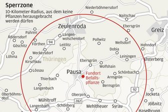 Feuerbakterium im Vogtland entdeckt - Amt zieht Sperrzone -