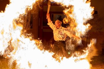 Feuershow für Senioren -