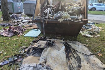 Feuerteufel in Freiberg: Sieben Mülltonnenbrände in einer Nacht - In Freiberg haben sieben Müllcontainer an verschiedenen Stellen gebrannt.