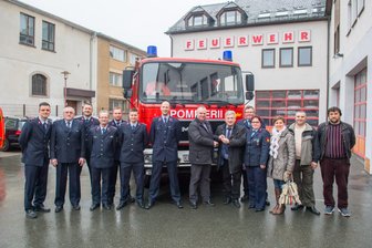 Feuerwehr aus Aue rollt nach Rumänien -