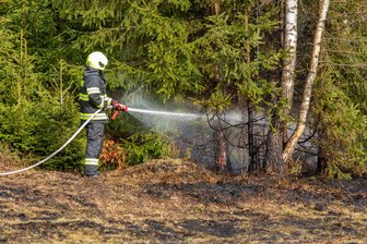 Feuerwehr Johanngeorgenstadt muss zum Einsatz über die Grenze fahren - Im tschechischen Potucky ist am Samstagnachmittag eine Wiese in Brand geraten.