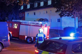 Feuerwehr löscht Wohnungsbrand in Chemnitz - Die Feuerwehr konnte den Brand zügig löschen.