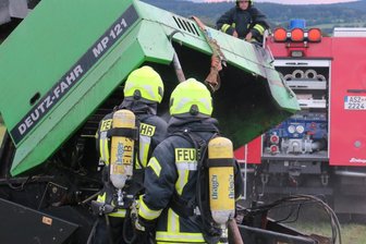 Vor Ort konnte das Feuer schnell gelöscht werden.