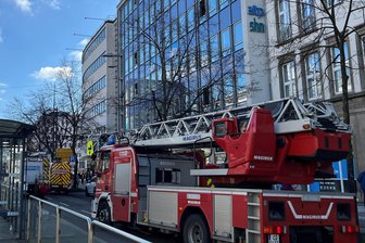 Feuerwehr rückt in Chemnitzer Innenstadt aus - Die Feuerwehrleute konnten rückten bereits nach wenigen Minuten wieder ab.